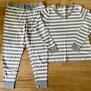 Beautifully made Hanna Andersson women’s striped pajamas pj’s set size XL